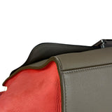 Celine Tricolor Trapeze Pebbled Leather Hand Bag