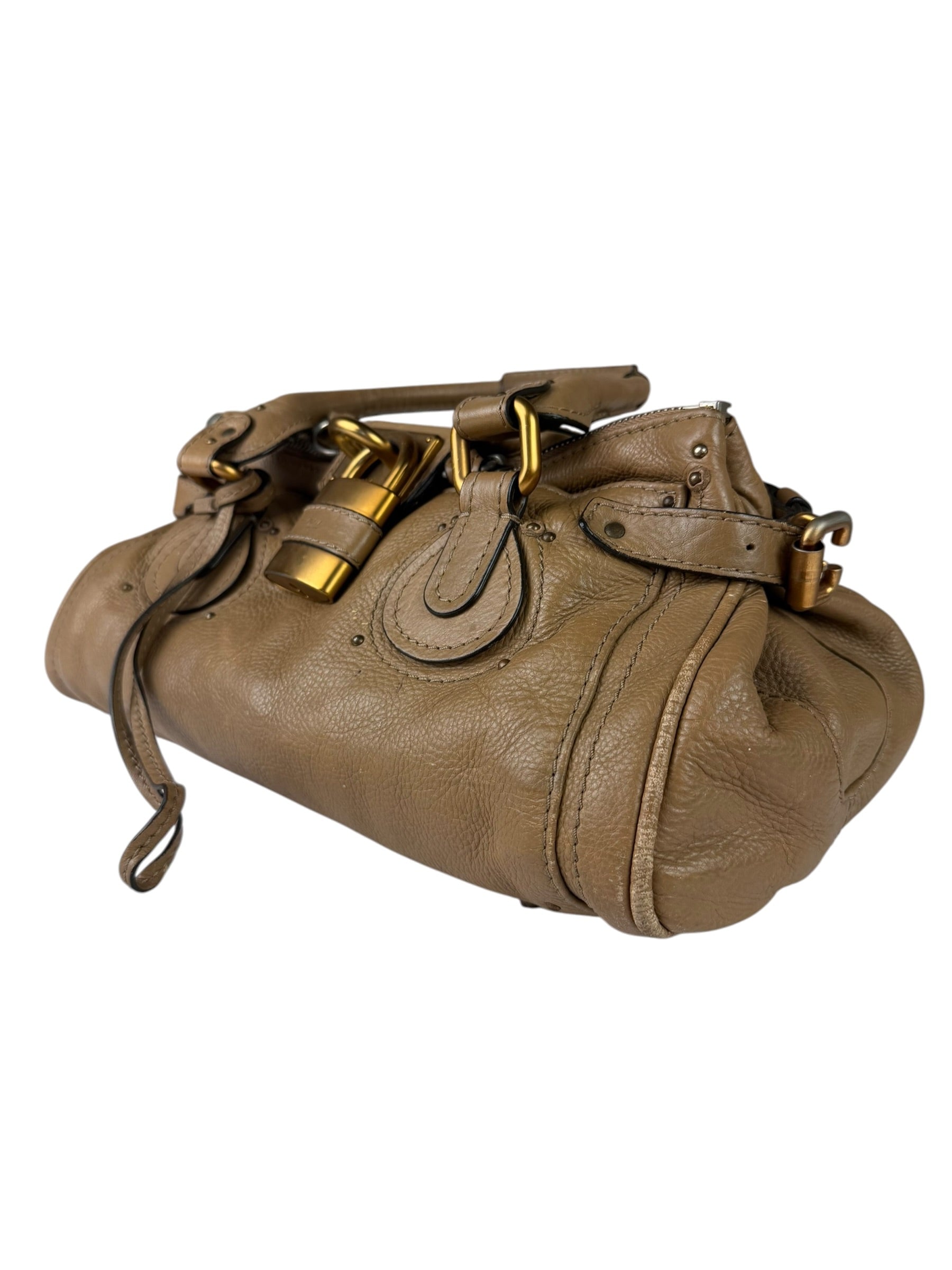 Chloe Brown Leather Paddington Shoulder Bag