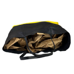 Celine Yellow/Black Leather Horizontal Cabas Tote