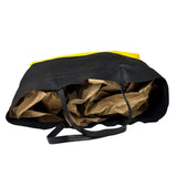 Celine Yellow/Black Leather Horizontal Cabas Tote