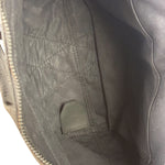 Bottega Veneta Black Rubber Intrecciato Messenger Bag