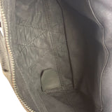 Bottega Veneta Black Rubber Intrecciato Messenger Bag