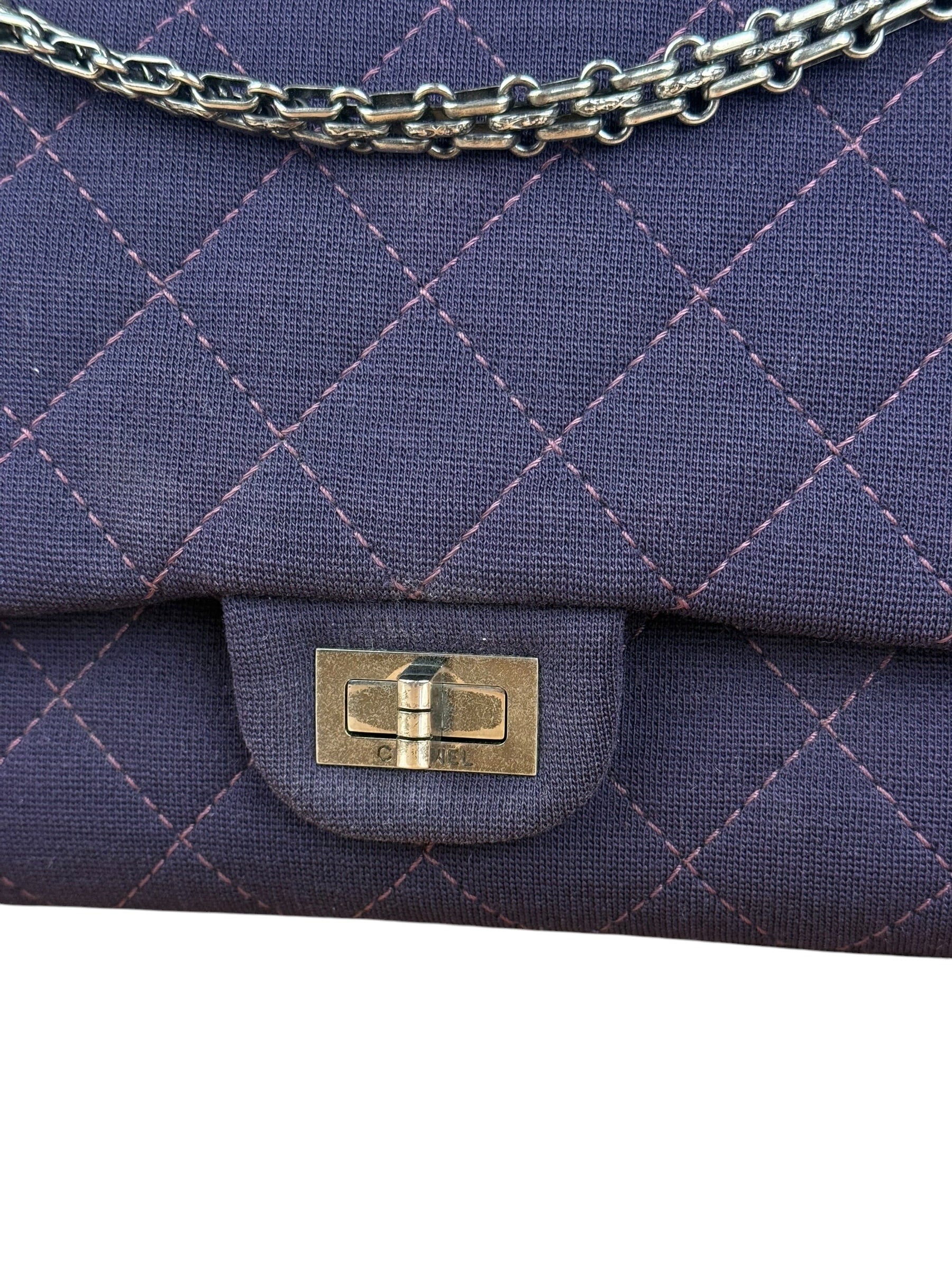 Chanel Purple Quilted 2.55 Reissue Double Flap Bag 2012