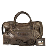 Balenciaga Brown Leather Medium Le City Two-Way Bag