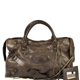 Balenciaga Brown Leather Medium Le City Two-Way Bag