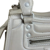Balenciaga White Leather Neo Classic Le City Two-Way Bag