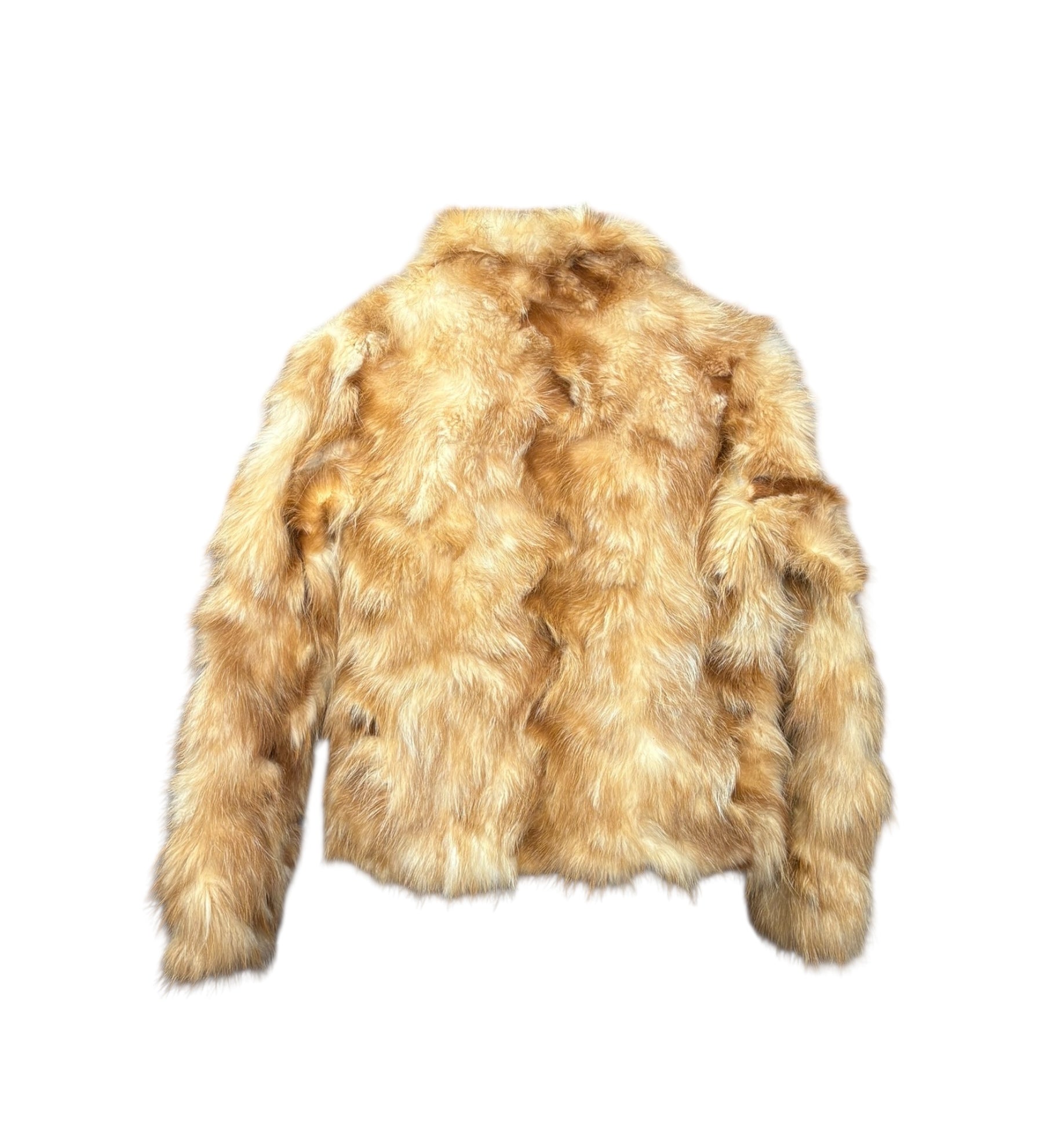 Vintage Camel Shag Fur Coat