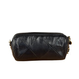 Chanel Black Quilted Leather CC Tassel Barrel Mini Chain Bag