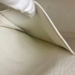 Hermes Kelly 32 White Clemence Leather Handbag 2008