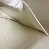 Hermes Kelly 32 White Clemence Leather Handbag 2008