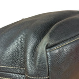 Prada Vintage Black Pebbled Leather Hobo Bag