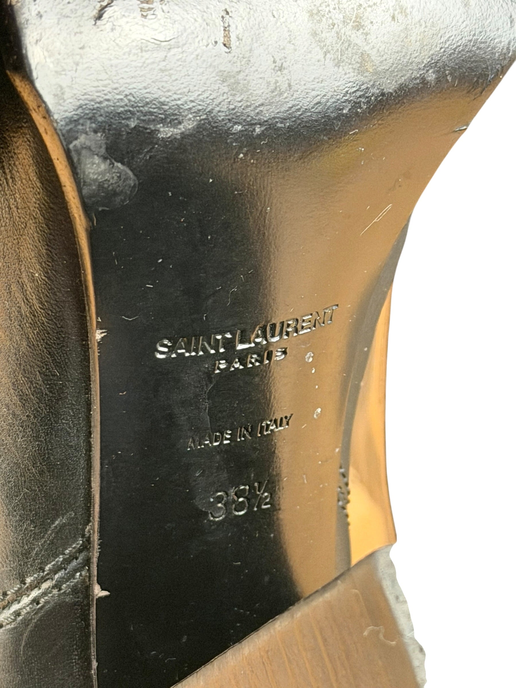 Saint Laurent Jodie 105 Cut-Off Ankle Boots