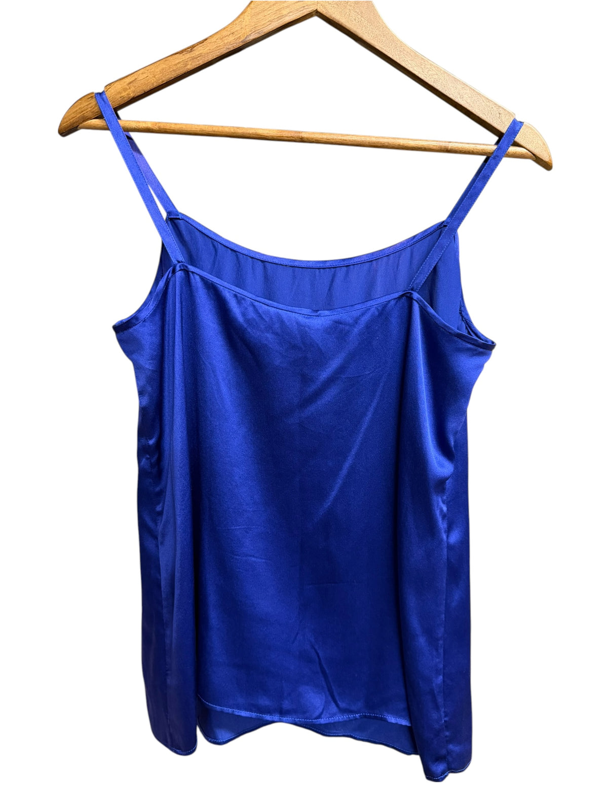 1970s Fendi Roma 365 Royal Blue Silk Top
