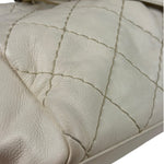 Chanel Beige Quilted Leather Tote 2009