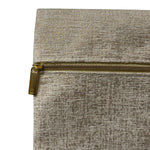Chanel Beauty Metallic Cosmetic Travel Pouch