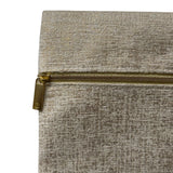 Chanel Beauty Metallic Cosmetic Travel Pouch