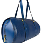 Louis Vuitton Blue Epi Soufflot Handbag