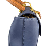 Burberry Navy Blue/Brown Dk88 Medium Two-Way Bag