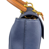 Burberry Navy Blue/Brown Dk88 Medium Two-Way Bag