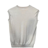 Hermes Vintage Blue Cashmere/Silk Sweater Vest