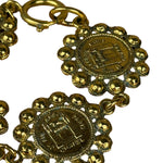 Chanel Gold Rue Cambon Medallion Bracelet
