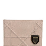 Christian Dior Nude Pink Leather Card Holder