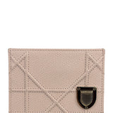 Christian Dior Nude Pink Leather Card Holder