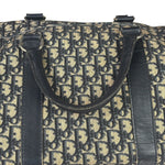 Christian Dior Vintage Black Trotter Boston Travel Bag