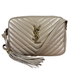 Ysl Lou Zip-Up Quilted Leather Crossbody Bag