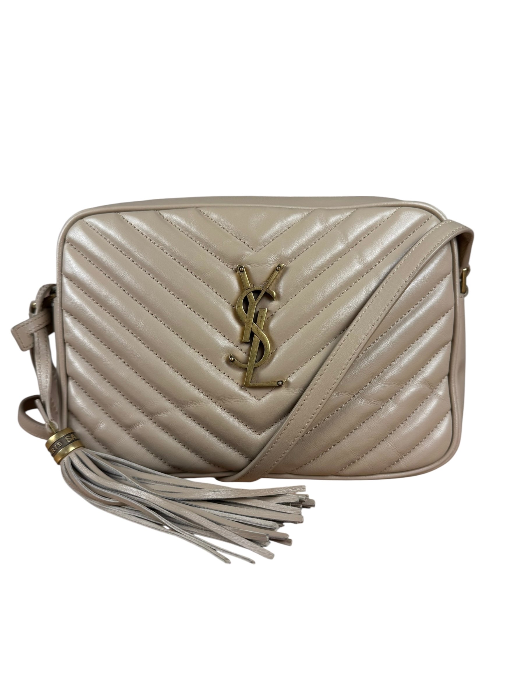 Ysl Lou Zip-Up Quilted Leather Crossbody Bag