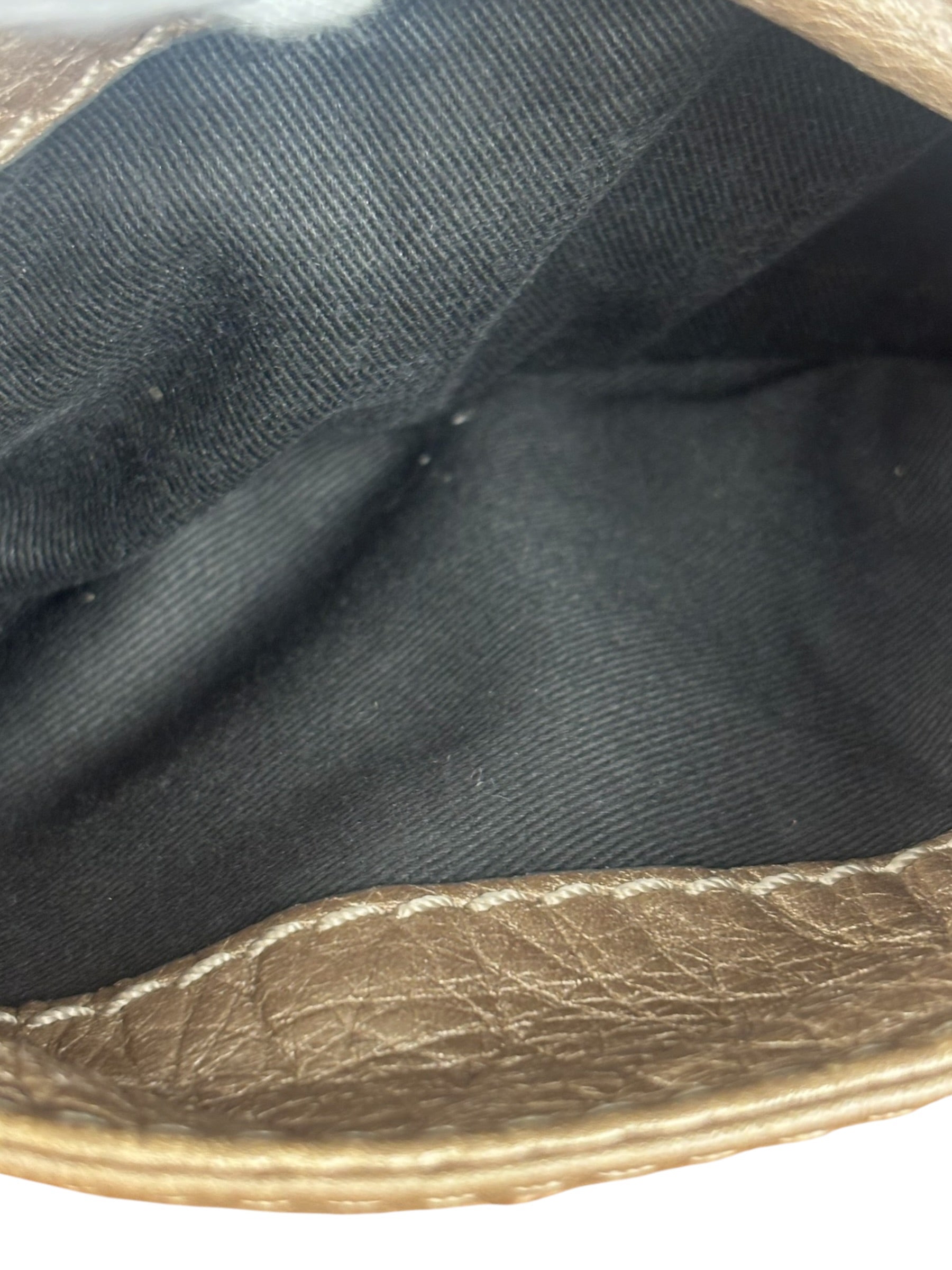 Chloe Metallic Taupe Vintage Paddington
