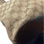 Gucci Brown GG Canvas Hobo Shoulder Bag