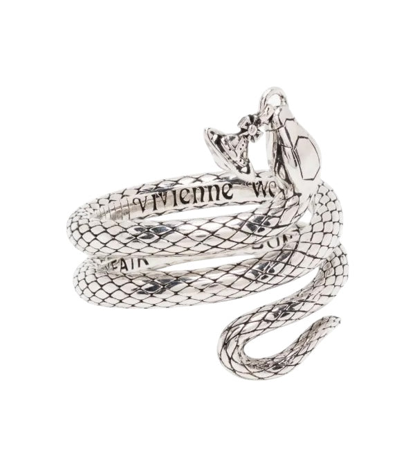 Vivienne Westwood Albane Snake 925 Silver Ring