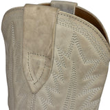 Isabel Marant White Distress Leather Western Boots