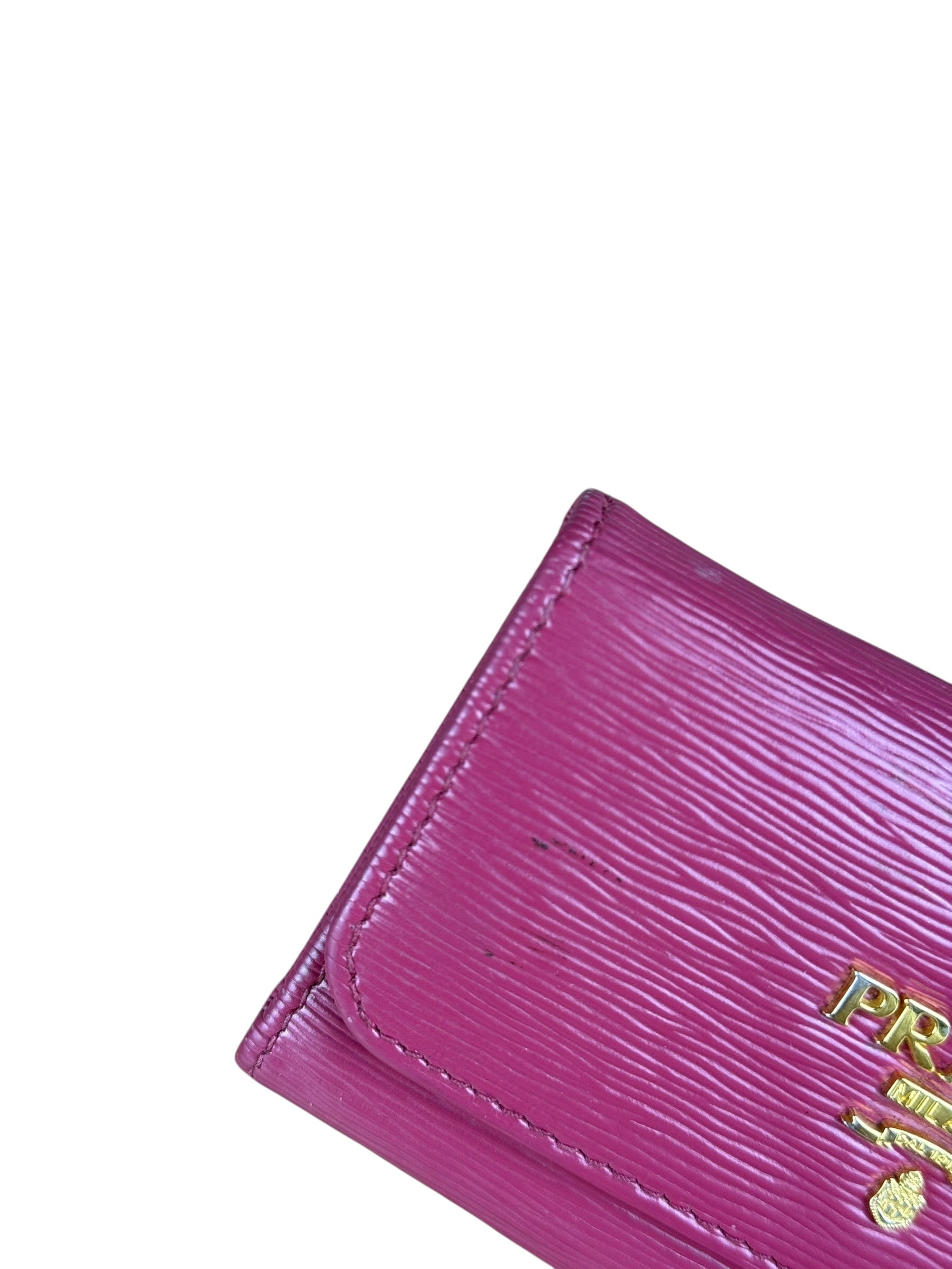 Prada Leather Key Holder