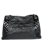 Chanel Black Quilted Leather Tote Bag 2014