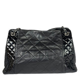 Chanel Black Quilted Leather Tote Bag 2014
