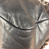 Chanel Black Classic Flap Tweed Shoulder Bag 2010