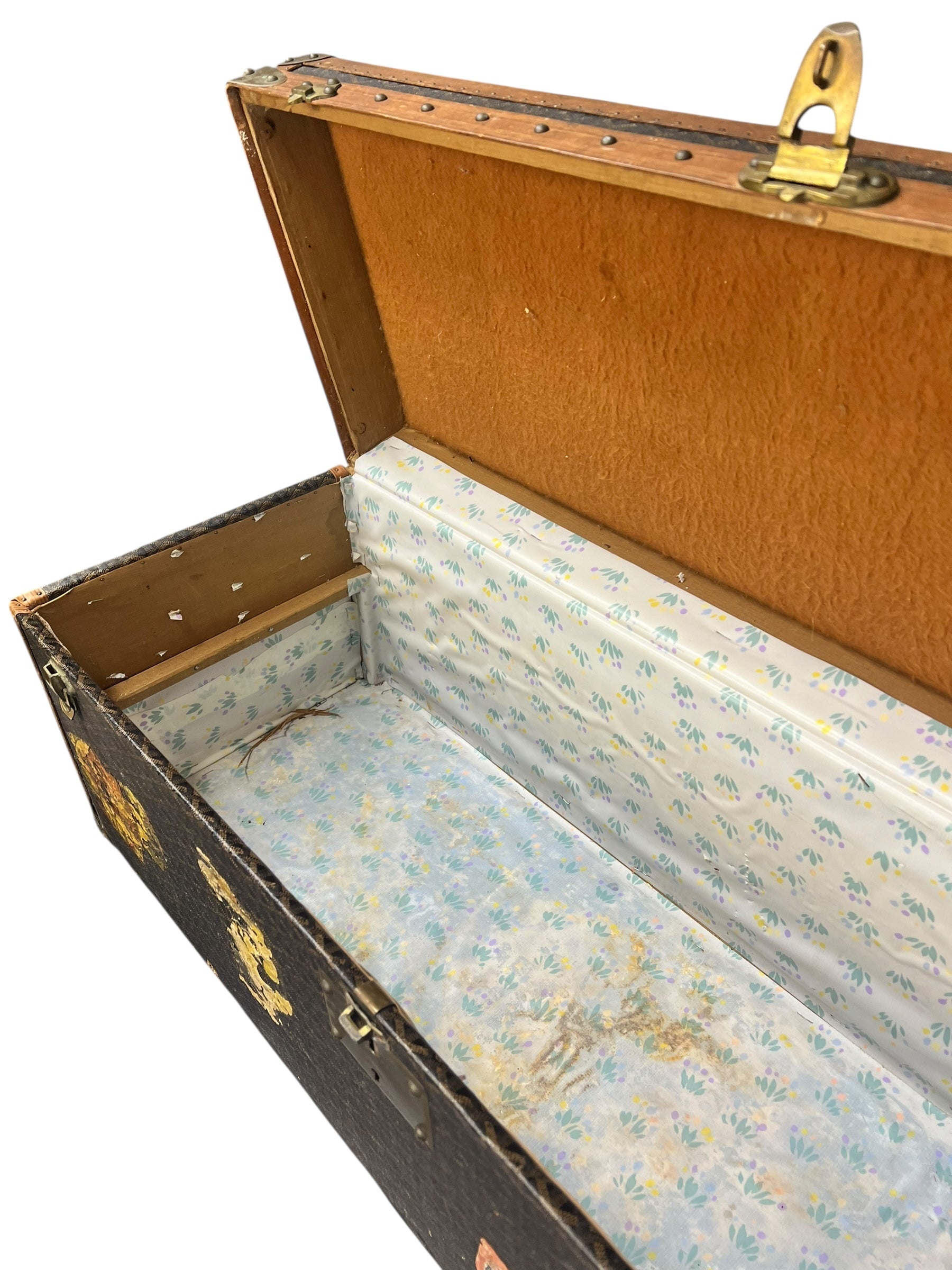 Goyard Vintage ca. 1930s Steamer Trunk
