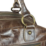 Balenciaga Vintage Brown Leather Moto Handbag