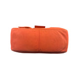 Fendi Vintage Peachy Suede/Leather Forever Flap Mamma Baguette