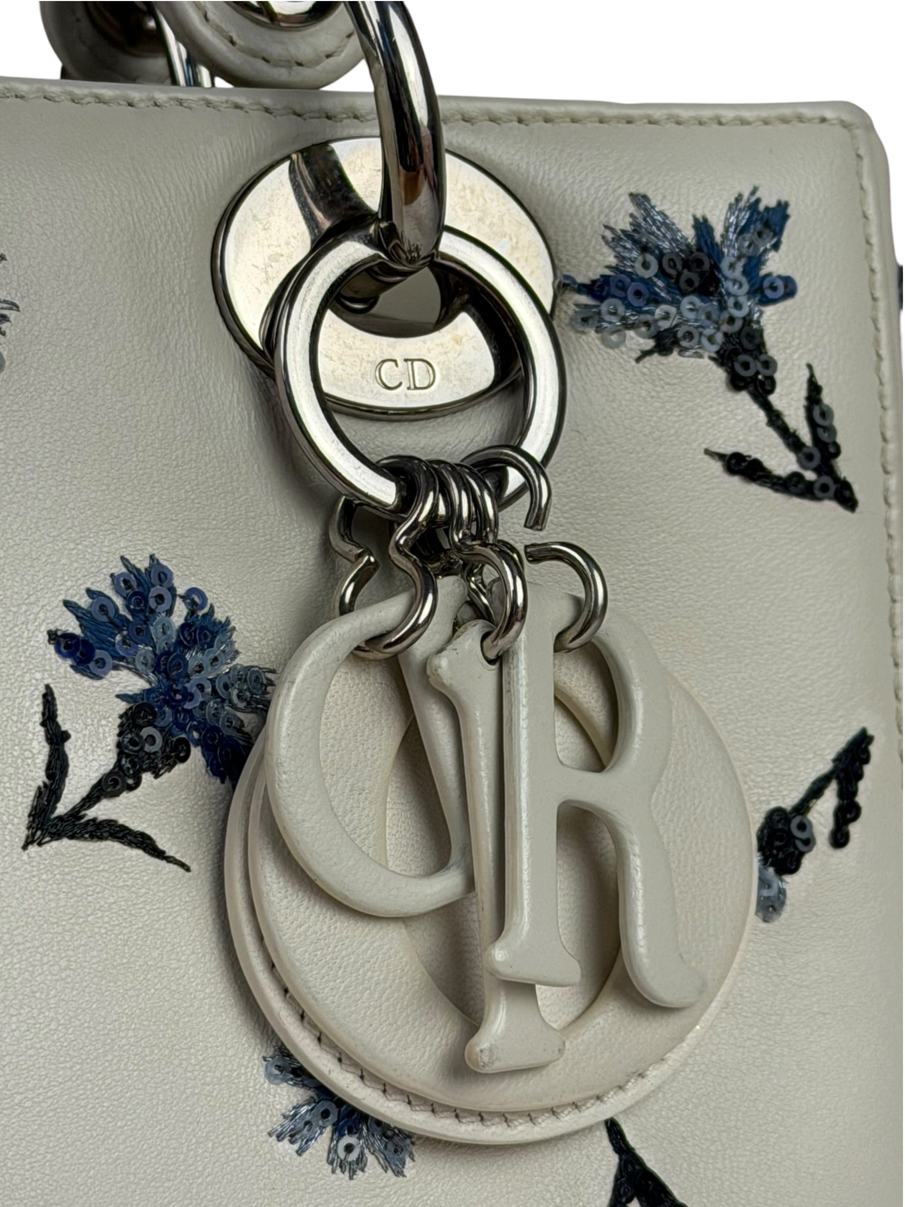 Christian Dior Medium Sequin Embroidered Lady Dior