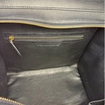 Celine Calfskin Leather/Suede Tri-Color Luggage Tote Bag