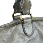 Miu Miu Green Vitello Leather Two-Way Bag
