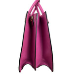 Gucci Pink/Red Leather Open Top Handbag