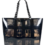 Chanel PVC Coco Window Tote Black 2003-04