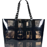 Chanel PVC Coco Window Tote Black 2003-04