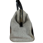 Fendi vintage Chameleon Black Patent Leather Handbag