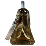 Christian Dior Diorever Gold Leather 2Way Handbag