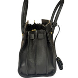 Yves Saint Laurent Black Grained Leather Sac De Jour Two-Way Bag